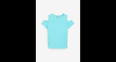 Cold shoulder shirt van biologisch katoen