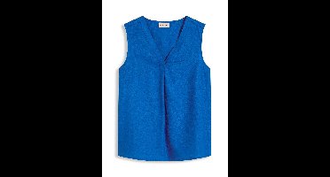 Blousetop in een luchtige linnenmix