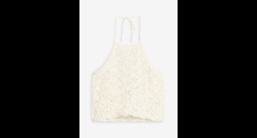 Gebreide neckholder top