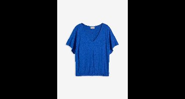 Oversized shirt in een viscosemix