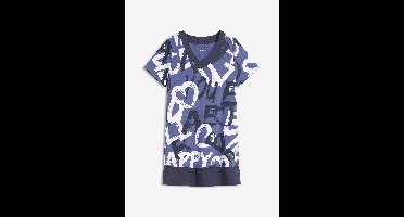 Longshirt met korte mouwen