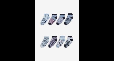 Korte sokken met biologisch katoen (8 paar)