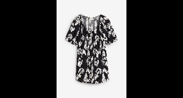 Tuniek van gestructureerde viscose