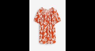 Tuniek van gestructureerde viscose