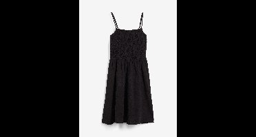 Jurk met spaghettibandjes van luchtige mousseline