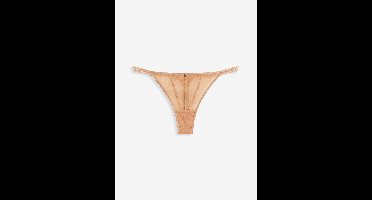 Tanga string van glanzend materiaal