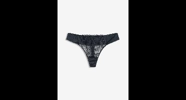 String met eyelash-kant en glanseffect