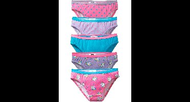 Meisjes slip met katoen  (set van 5)