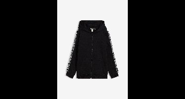 Sweatvest met capuchon van biologisch katoen