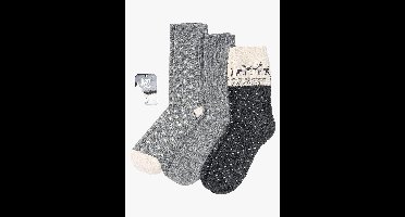 Thermosokken (3 paar) met winterdessin