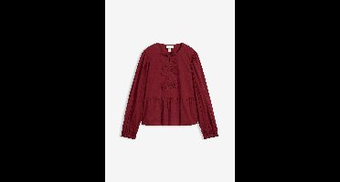 Blouse met lussen