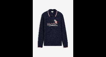 Piqué poloshirt van bioloigisch katoen, met lange mouwen