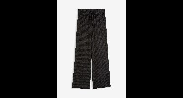 Gestreepte jersey broek in een katoenmix