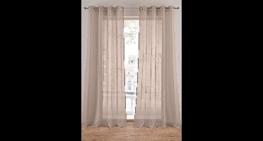 Gordijn van fijne batiststructuur (1 stuk)