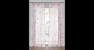 Gordijn met golfmotief (1 stuk)