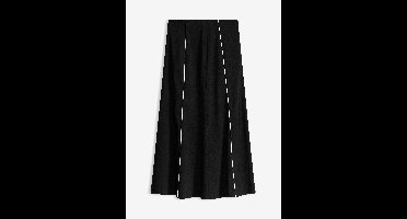 Maxi rok met stretch van bengaline