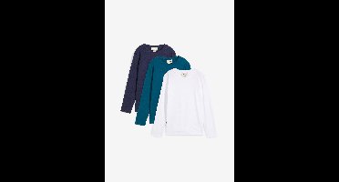 Longsleeve met biologisch katoen (set van 3)