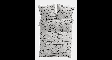 Dekbedovertrek met muzieknoten