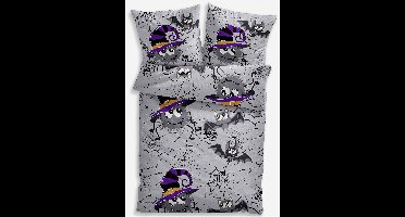 Dekbedovertrek met spinnen