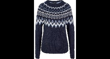 Noorse trui met hooggesloten hals