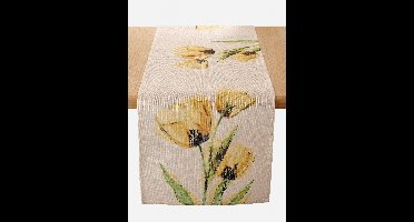 Tafelloper in linnenlook