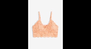 Bralette zonder beugels met gebloemd kant