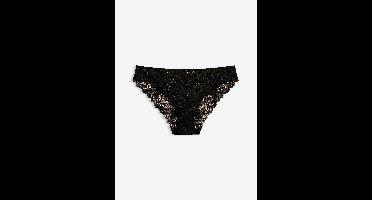 Mini slip met gebloemd kant