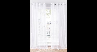 Gordijn met fijne structuur, ook verkrijgbaar in extra lang (1 stuk)