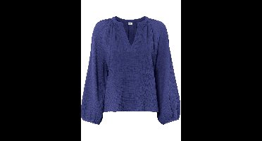 Oversized blouse van mousseline