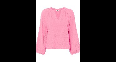 Oversized blouse van mousseline