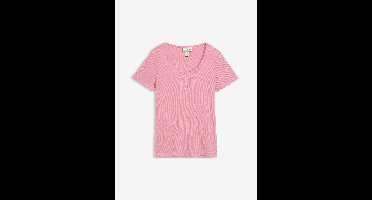 Henley shirt van biologisch katoen