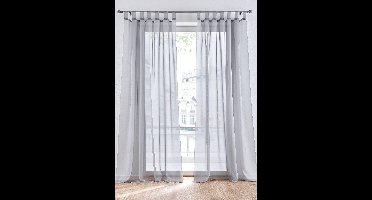 Gordijn van lichte voile (2 stuks)