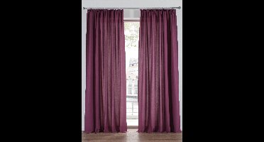 Gordijnen van microvezel (2 stuks)