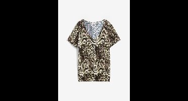 Shirt met een elastisch band