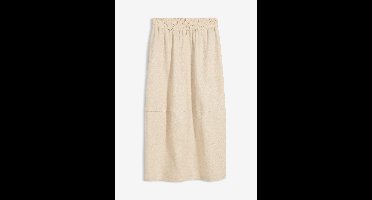 Midirok van lichte linnenmix
