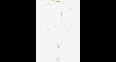 Sieradenset met parelhanger (3-dlg. )