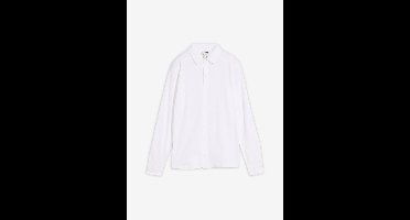 Stretch overhemd van katoen-piquè