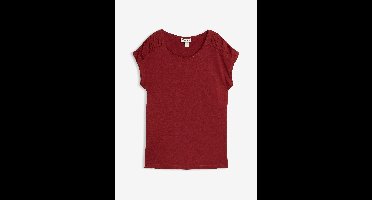 Boxy shirt, korte mouw