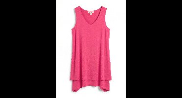 Dubbellaagse longtop in een viscosemix