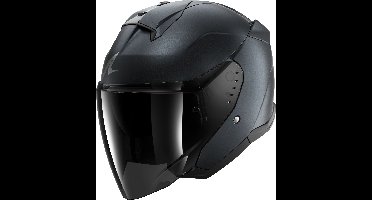 SHARK Skwal Jet Dark Shadow, Jethelm of scooter helm, Mat blauw steel B16