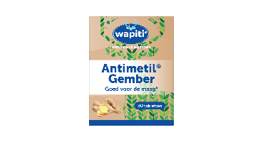 Wapiti Antimetil Gember Tabletten