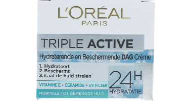 L'Oréal Paris Triple Active Hydraterende en Beschermende Dagcrème
