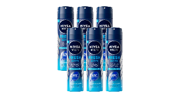 Nivea Men Fresh Active Deodorant Spray Voordeelverpakking