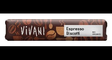 Vivani Chocoladereep Espresso Biscotti