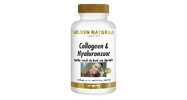 Golden Naturals Collageen & Hyaluronzuur Tabletten