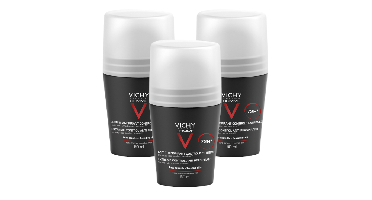 Vichy Homme Deodorant Roller 72 uur - Multiverpakking