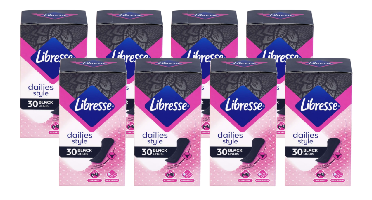Libresse Dailies Style Inlegkruisjes Zwart Multiverpakking