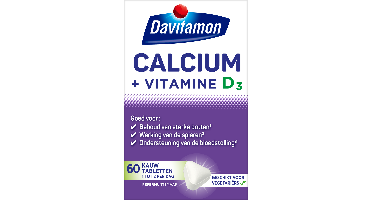 Davitamon Calcium Met Vitamine D Kauwtabletten