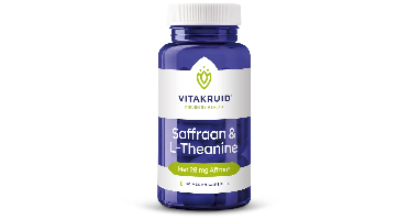 Vitakruid Saffraan 28 mg (Affron®) & L-Theanine Groene Thee 90