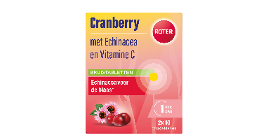 Roter Cranberry Bruistabletten